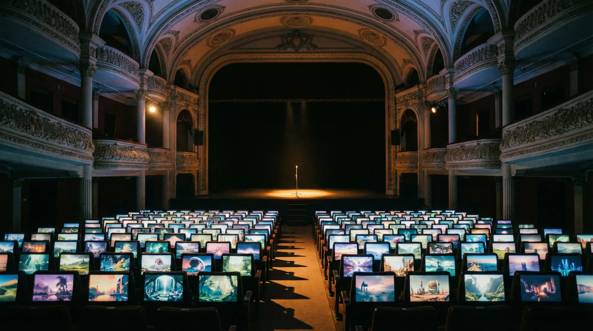 Screens replacing seats  the new cinema